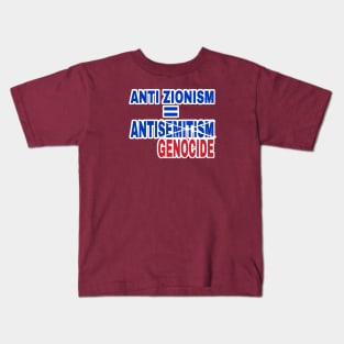 AntiZionism ≠ AntiSemitism = Anti-Genocide - Front Kids T-Shirt